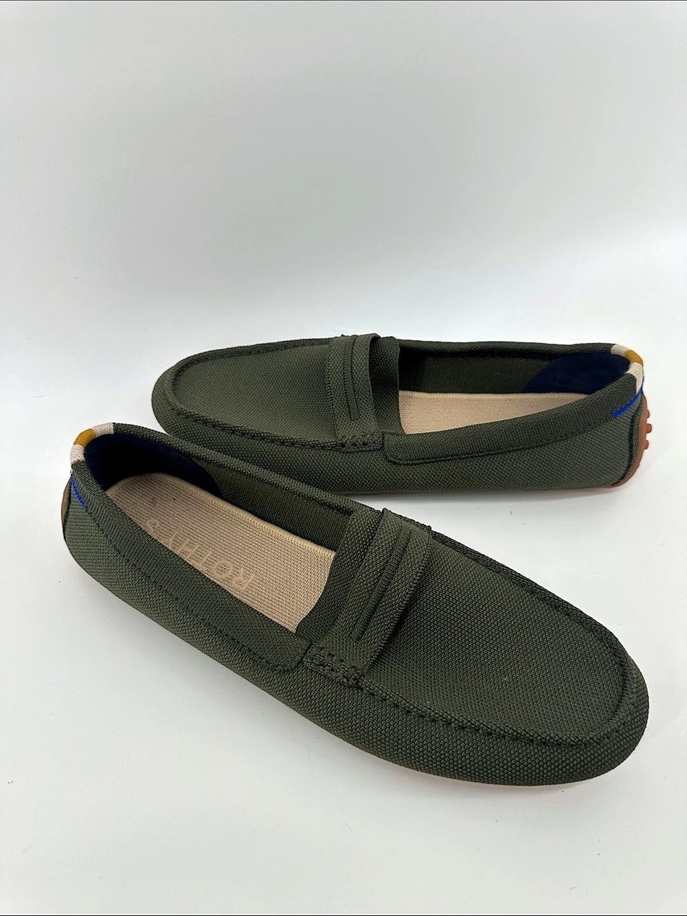 Rothy's The Driver Loafers Cyprss Green US 12
